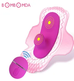 Stimolatore clitoride portatile invisibile silenzio siberatore vibratore wireless telecomandata di controllo vibrante sextoys per donne masturbatore Y9895042