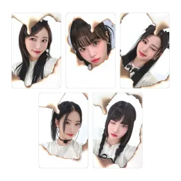 KPOP Lesserafim Postcardalbums non perforniven Lomo Card Kim Chaewon Sakura Huh Yunjin Kazuha Photocards for Fan Collection