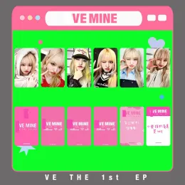 Kpop 6pcs/set ive albüm I Mine Day Tour Makestar Tek Lomo Kart Yujin Wongyong Liz Rei Leeseo Gaeul Postcard Fotoğraf Kartı