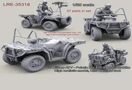 135 HESIN MODEL KIT US Military ATV Polaris MV 850 ATV Quadrobike Endast bil omålad och omonterad 311G Y19056479974