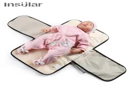 New Infant Portable Baby Nappy Changing Mat Waterproof Foldable Urine Mat Multifunction Baby Diaper Changing Table Pads Covers9031625