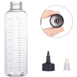 30 ml/60 ml/100 ml/120 ml/250 ml plastikowy pet s sok sok płynny butelki z kroplą górną czapkę tatuaż pojemniki z atramentem