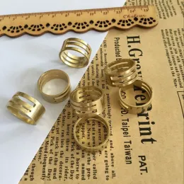 1pcs Messing Kupfermaterial Sprungring Offener Ringwerkzeuge für Schmuck DIY Craft Circle Perlenzange Öffnen von Werkzeugen