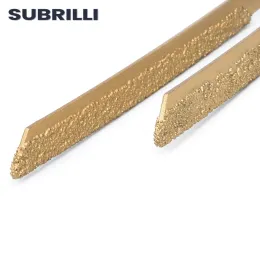 Subrilli Jigsaw Blade 3pcs/5pcs T-Shank Vakuum gefärbte Diamant Jig Sägeklinge für Fliesen Granit Marmorbeton Schneidscheibe