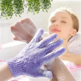 Towel Single Hand Color Nylon Five-finger Glove Scrub Shower Bath Rub Back Legs Remove Dirt Skin Massage