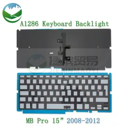 Tastiere Nuovo laptop A1286 US UK Keyboard Backlight per Apple MacBook Pro 15 "Keyboard Back light 2008 2009 2010 2012 2012 Anno