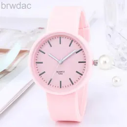 Zegarki damskie 2022 RELOJ MUJER Fashion Cute Pink Watches Women Casual Sport Watches gumowy kwarcowy zegarek Niska cena 240409