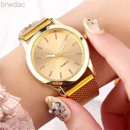 Women's Watches Womens Watch Gold Black Watch Magnetic Stainless Steel Mesh Band Luxury Montre Femme Diamond Wristwatches Relogio Feminino 240409