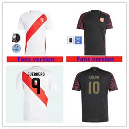 2024 Maglie da calcio Perù a casa via Copa Football Shirts 23 24 Pizarro Farfan Cueva Eleccion Peruana Cuevas Solano Flores Cubillas Pineau Shirt