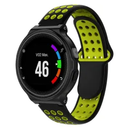 Banda de relógio de silicone para Garmin Forerunner 220 230 235 630 620 735 S20 S5 S6 Sport Silicone desgaste da pulseira de pulseiras