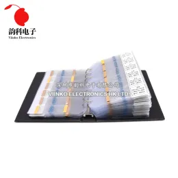 0.25W 122/130/140/158Values 1R~10M Ohm 1/4W 1% Metal Film Resistor Assorted Kit Resistance Pack Sample Book
