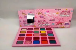 Iluminar a maquiagem da paleta de sombras coloridas 25 cores pigmento fosco de pó prensado em pó para olhos à prova d'água longlastin7384602