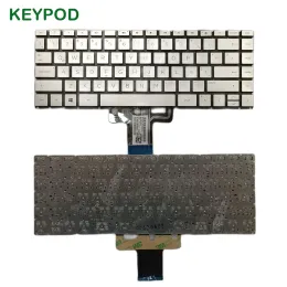 Keyboards Neues Latein für HP Pavilion x360 14cd 14ce 14cm 14da 14dk 14ck 14cc Nobacklight Silber Notebook Laptop -Tastatur