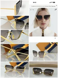Designer di marchi occhiali da sole da sole vintage retrò con occhiali da sole a forma quadrata attitudine milionario modello di alta qualità tonalità 1993 Ladies senza cornice 18k
