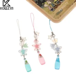 Sweet Telefon Catene Creative Drink Bottle Pendant Telefono per le ragazze Y2K Cell Phone Highchain