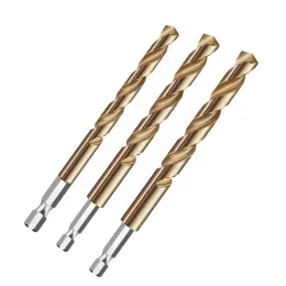 1Pc Twist Drill 1/4 Hex Shank Drill Bit Set High Quality Hexagonal Handle Twist Drill Replacement Practical Power Tools