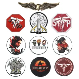 Jogo The Last of Us Part II 2 logotipo do Firefly Ellie Backpack Badges Broches Metal Broches Cosplay Acessórios Presentes Pinos de lembrança