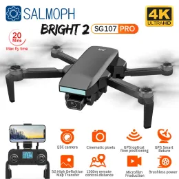 Droni Zll SG107 Pro Drone Professional 4K HD Camera HD GPS 5G WiFi Modalità di flusso ottico Motore senza spazzole Mini RC DRON 241G vs L900 Pro SE