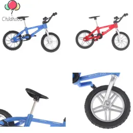 1PCドールハウスミニチュアレトロフィンガー自転車アセンブリバイクモデルドールホスエの装飾子供のふりをするおもちゃのふりをする