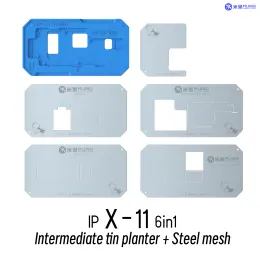 Mijing Z20 Pro 22in1 iPhone X-15를위한 자기 스텐실 플랫폼 Pro Max Mothboard 중간 계층 Reballing Soldering Tool Kit