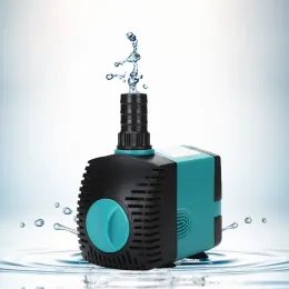 ЕС US 220V 240 В погрузка на насос Fountain Pumpain Filter навор рыб боковой водяной насос Fountain Filter Fish Find Pond Тихий водяной насос