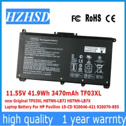 バッテリー11.55V 41.9Wh TF03XL HT03XL HSTNNLB7J HSTNNLB7X LAPTOP BATTERY FOR HP PAVILION 15CD 920046421 920070855 HSTNNLB8M TPNQ207