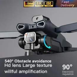 Drönare A9 Pro Drone 5G Professional RC Quadcopter WiFi FPV 4K HD Camera Helicopter Brushless Foldble Hinder Undvikande leksaksleksak