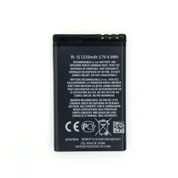 Orijinal 1320mAh BL 5J BL-5J Nokia Lumia için Pil 520 530 525 X1-01 5230 5233 5235 5800XM X6 C3 5802I Pil Bl5j