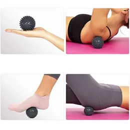 Fußmassage Roller Ferse Sporn Hedgehogball Plantarfasziitis Massager Linderung Muskeln benutzen, um Halsbein Arm Rücken Entspannen Sie sich