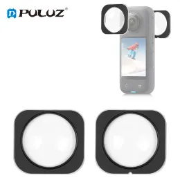 Insta360 x3レンズガードのアクセサリーPuluz for insta360 x3パノラマモーションカメラアクセサリーの光学ガラス保護カバー