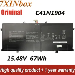 배터리 7xinbox 15.48V 4220MAH C41N1904 ASUS ZENBOOK 용 노트북 배터리 13 UX325 UX325E UX363EA 14 UM425IA UX425E UX425EA 시리즈