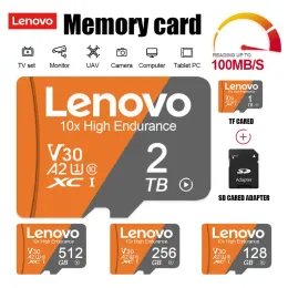 Lenovo 2TB 1TB SD 메모리 카드 512GB TF Flash Memary Card A2 U3 Micro TF SD 카드 256GB 128GB 용 Nintendo Switch Steam Deck.