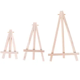 Mini Wooden Tripod Easel Display Painting Card Card Canvas حامل