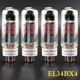 Brandbesättningen Shuguang EL34-B Vakuumrör ersätter 6CA7 EL34B 6P3P 5881 6550 KT88 EL34M EL34 TUBLEMPLIFIER HIFI Audio Amplifier