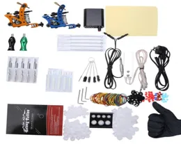 Complete Tattoo Kit Power Supply 2 Top Machine Guns Exquisite workmanship Easily apply4901474