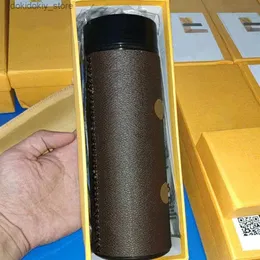 أكواب DESINER SMART COFFE MUS Luxury الفولاذ المقاوم للصدأ معروضة درجة حرارة Tumblers العزل زجاجات MUS2022337A L49