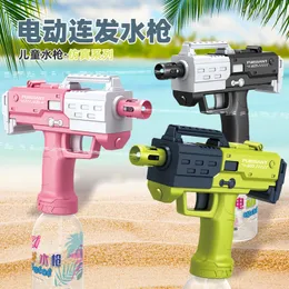 Cross border New Product Uzi Electric Water Gun Wholesale Children's Water Playing Toys Summer Drifting Water Splashing Festival Water Gun Toys