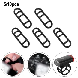 5/10pcs Bicycle Silicone Elastic Strap Bandage Light Lamp Mount Straps Mtb Road Bike Accessories Cycling Parts