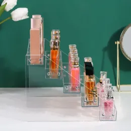 Transparent akryl parfym display rack flerskikt nagellack lagring rack stege skrivbord leksak display rack shop display verktyg