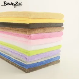 BookSew Solid Colors Bra Plush Tyg Soft tyg Telas Tissus 40x50cm DIY Kudde leksaker Doll Winter Clothes Bedlas Material