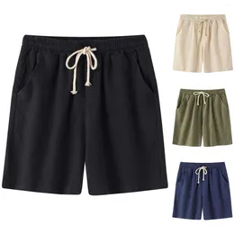 Shorts maschile 2024 Summer Men Trendy Outdoor Autostrada a medio pantaloni versatili in fibra in fibra Elasticità Design cilindro dritto