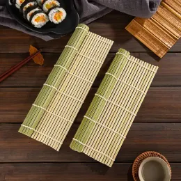 DIY Bambu Suşi Maker Rolling Mat Sushi Araçları Pirinç Silindirler Mutfak Gadget El Maker Yemek Pirinç Rulo Kalıp Pişirme Aksesuarları