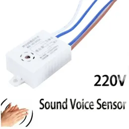 ANPWOOO LED Sensor Switch 2024 Model 3700 مع صوت مستشعر جسم الإنسان والتحكم في الضوء 220V للاستخدام المنزلي يوفر التكنولوجيا المتقدمة لصالح