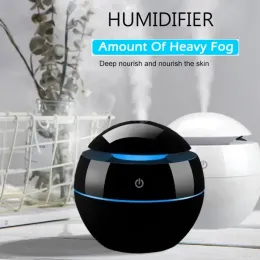 130 ml Mini Portable Ultrasonic Air Humidifer AROME Essential Oil Diffuser USB Mist Maker Humidifers för Home Table Mist Maker