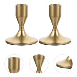 Titulares de vela 2 PCs desejando decors de casas de casamento de casla de metal Top Decor Top Decor European Stand Stand Desktop CupleLestick