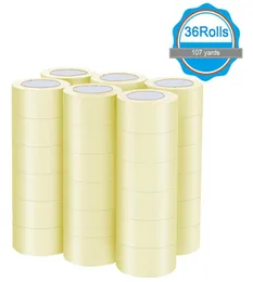 36 Rolls 19quotx110 Yards330039 ft Box Carton Sealing Packing Package Tape Clear4724889