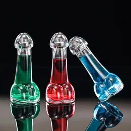 Mens Creative Genital Dick Penis Cocktail Cup Glass Bottle Halloween Christmas Beer Bish Wine Cups Decante 240409