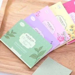 100 шт. Поглощенная лицевая бумага для лица салфетки Matcha Anti-Grease Paper Paper Prise Sheets Cosmetics Makeup Mast