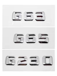 Car Styling for Mercedes Benz G Class Rear Trunk Sticker Number Letter Tail Emblem Decal G230 G63 G65 G300 G350 G500 G550 W2047572375