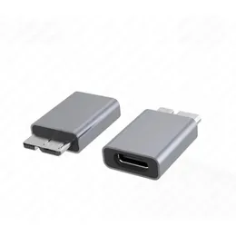 USB C a Micro B USB3.0 Adattatore di tipo C femmina a micro B CARICA A MERO BASSI Micro 3.0 a Type C Super Speed per HDD